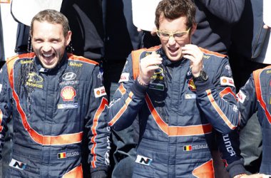 Erster WM-Sieg: Thierry Neuville und Nicolas Gilsoul gewinnen die Rallye Deutschland - Bild: Hyundai Motorsport