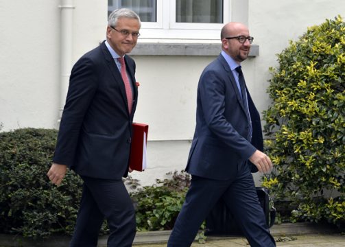 Kris Peeters und Charles Michel am Donnerstag