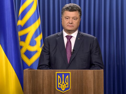 Der ukrainische Präsident Petro Poroschenko