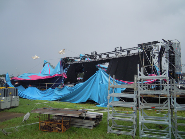 Vor Beginn des Festivals: Pukkelpop-Zelt eingestürzt