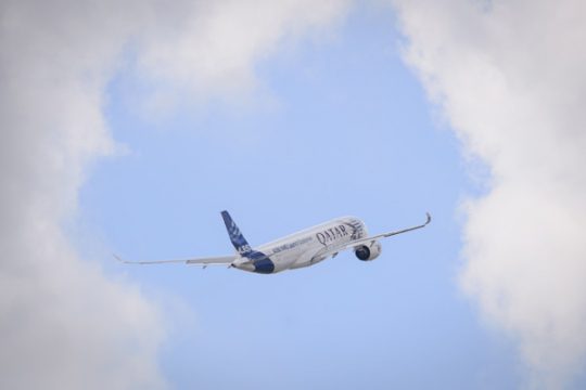 Maschine der Qatar Airways