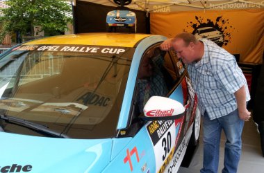 Fantag des Thierry Neuville Supporterclubs im Triangel St. Vith : Yannick Neuvilles Opel Adam Cup