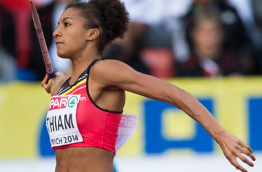 Nafi Thiam wirft 49,69 Meter (Bestleistung: 51,90) - Rang sieben von allen Siebenkämpferinnen