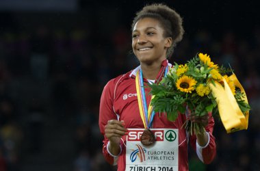 Sie holt in Zürich die erste Medaille für Belgien