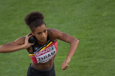 Thiam bleibt mit 14,29 Metern hinter ihrer persönlichen Bestleistung von 15,03 Metern zurück