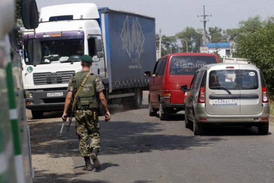 Strenge Kontrollen an der russisch-ukrainischen Grenze