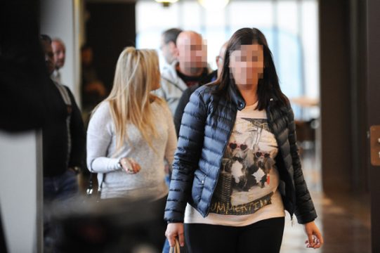 Einige der Angeklagten im Fall Aquino