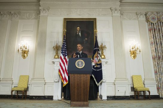 Präsident Barack ObamaPräsident Barack Obama erhält auch Unterstützung vom Senat im Kampf gegen IS