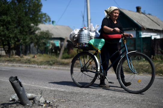 Hält die Waffenruhe in der Ostukraine (Illustrationsbild: 4. September, Ilovaisk, in der Nähe von Donezk)