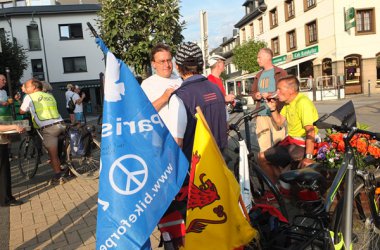 Friedenslauf macht in St. Vith Station