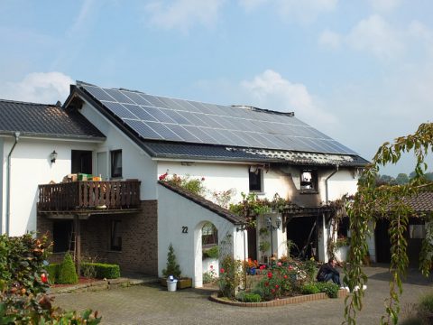 Brand in Amel - das schwer beschädigte Wohnhaus