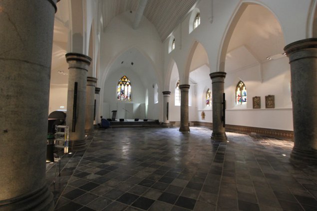 Kloster Heidberg vor der Eröffnung