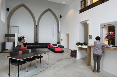 Kloster Heidberg vor der Eröffnung