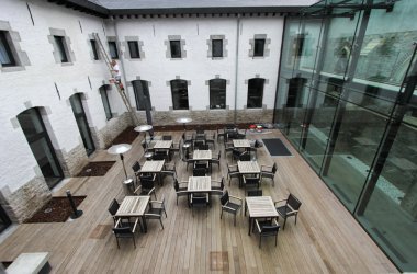Kloster Heidberg vor der Eröffnung