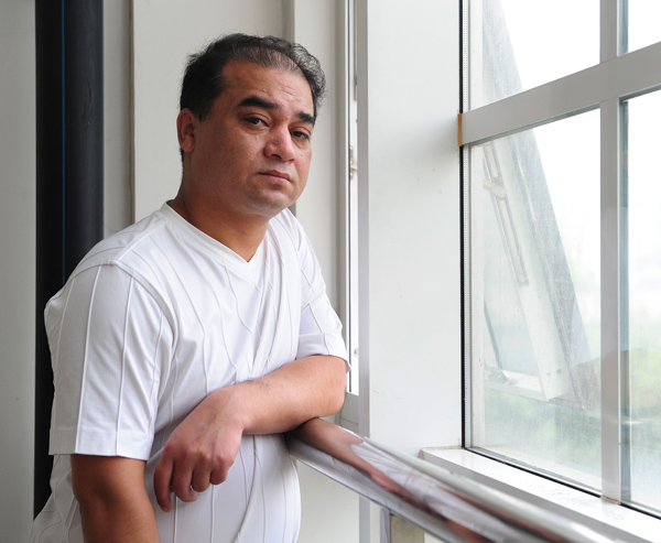 Der uigurische Bürgerrechtler Ilham Tohti im September 2014 (Foto: Frederic J. Brown, AFP)