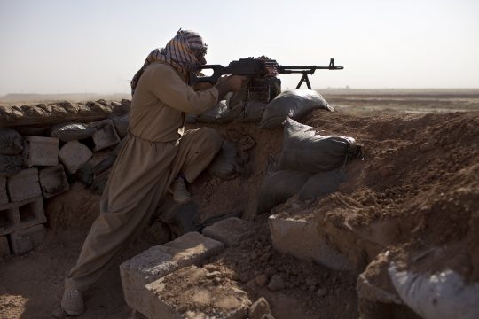 Kurdischer Peshmerga-Kämpfer