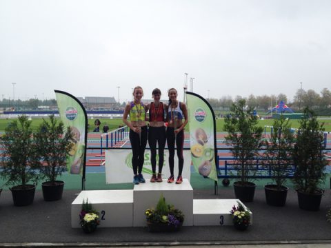 Leichtathletik: Lisa Fickers wurde in Mouscron Dritte über 800 Meter