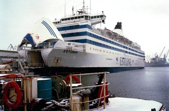 Die estnische Ostsee-Fähre "MS Estonia"