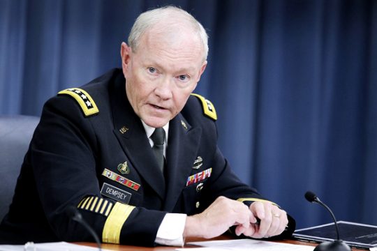 Generalstabschef Martin Dempsey am Freitag in Washington