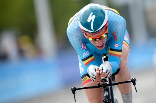 Rad-WM in Spanien: Martin Palm beim Zeitfahren