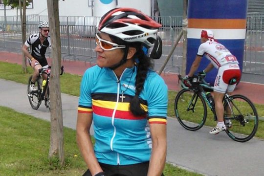 Rita Zinnen bei der WM der Radamateure in Slowenien