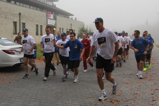 Special Olympics: Start des Fackellaufs am BRF Funkhaus