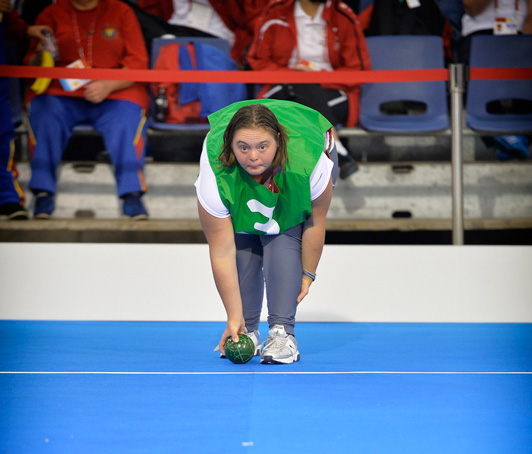 Tina Derwahl bei den Special Olympics 2014 (Archivbild: David Hagemann)