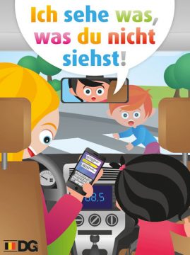 Das Plakat der diesjährigen Verkehrskampagne