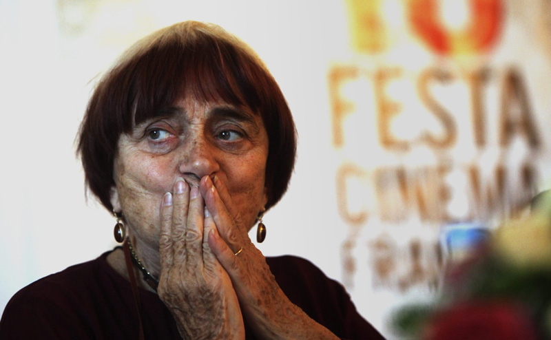 Filmemacherin Agnes Varda beim French Film Festival in Lissabon 2009