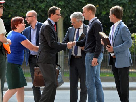 Vor dem Beginn der Koalitionsgespräche am Dienstag