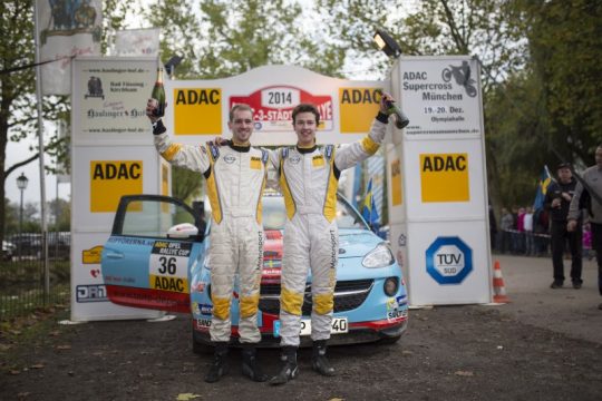 Emil Bergkvist/Joakim Sjöberg gewinnen Opel Rallye Cup