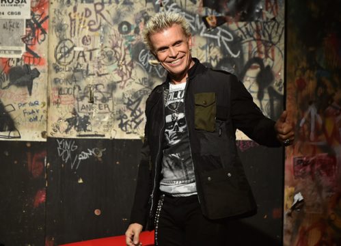 Rocker Billy Idol am 9.10. in New York