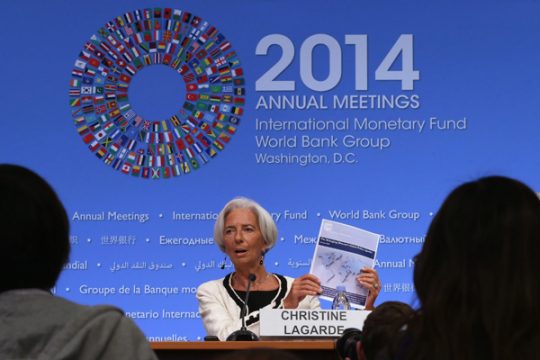 Christine Lagarde, Chefin des Internationalen Währungsfonds (IWF)