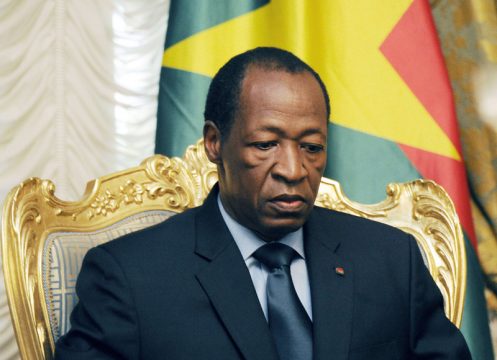 Blaise Compaore lehnt einen sofortigen Rücktritt als Präsident von Burkina Faso ab