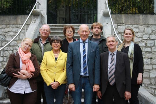 Die neue Königliche Denkmal- und Landschaftsschutzkommission (es fehlen Norbert Servaty und Dominique Bourseaux)