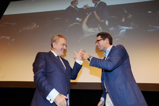 Gerolf Annemans und sein Nachfolger Tom Van Grieken