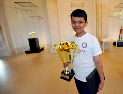 Der 13-jährige Granth Thakkar aus Indien ist Weltmeister im Kopfrechnen
