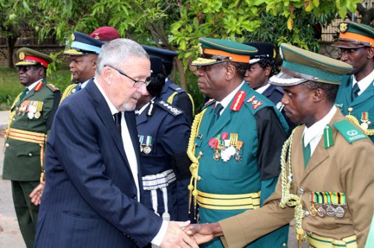 Sambiax Vizepräsident Guy Scott kurz nach der Amtsübernahme als Interimspräsident