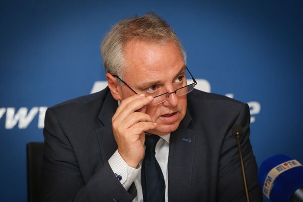 Haushaltsminister Hervé Jamar