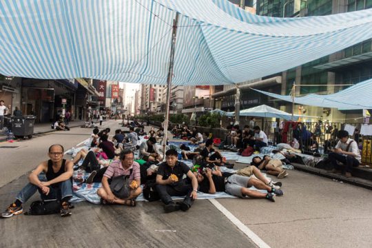 Proteste für mehr Demokratie in Hongkong