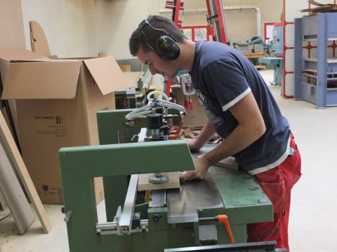 Arbeit im Ausbildungsbetrieb Leufgen in Schönberg