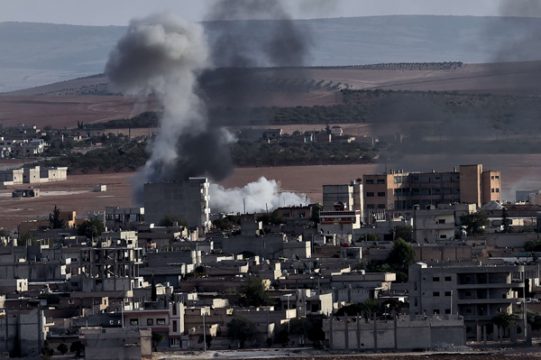 Die umkämpfte syrische Grenzstadt Kobane