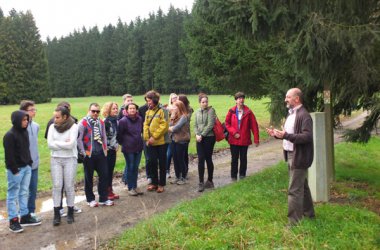 Wanderung entlang der alten preußisch-belgischen Grenze: Schüleraustausch Comenius an MG St. Vith