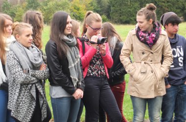 Wanderung entlang der alten preußisch-belgischen Grenze: Schüleraustausch Comenius an MG St. Vith