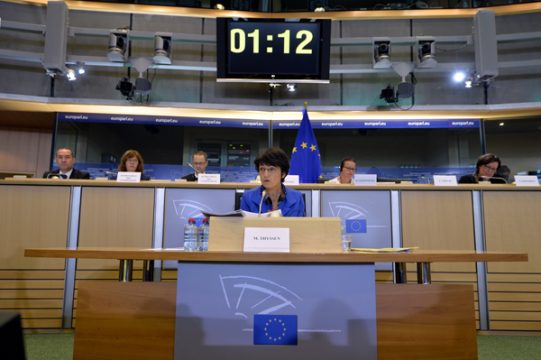 Marianne Thyssen wird im EU-Parlament angehört