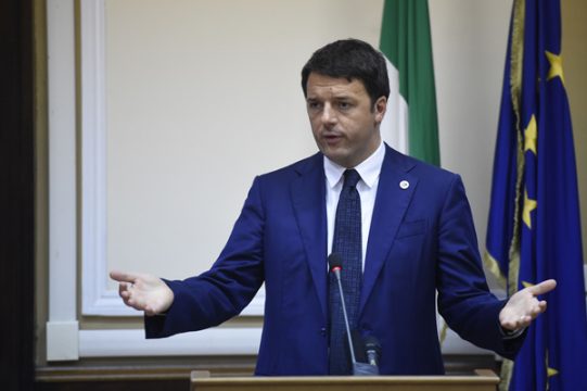 Italiens Regierungschef Matteo Renzi
