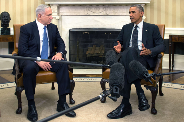 Benjamin Netanjahu und Barack Obama