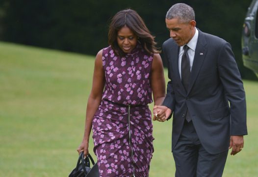 Michelle und Barack Obama (September 2014)