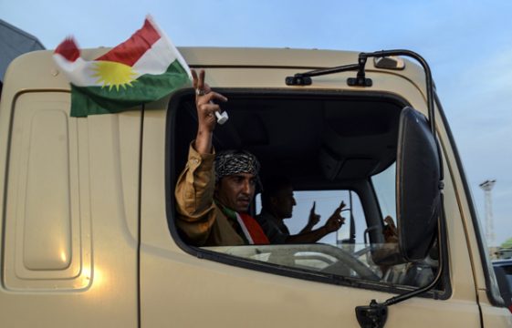 Peschmerga-Kämpfer in Viransehir, in Sanliurfa