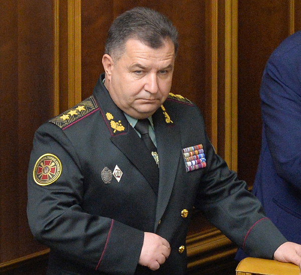 Der neue ukrainische Verteidigungsminister Poltorak